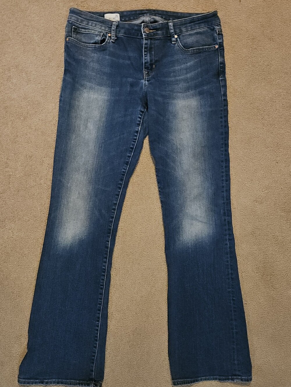 GAP Women's Dark Blue Flare Jeans
